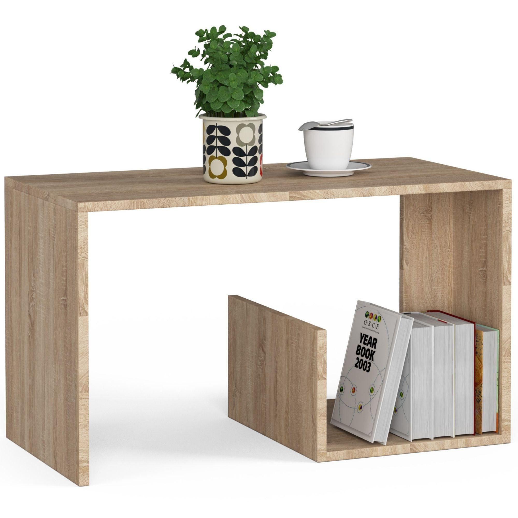 COUCHTISCH Eiche Sonoma 45/80/40 - Sonoma Eiche, Textil (40/80/45cm) - RAUMHIRSCH FURNITURE