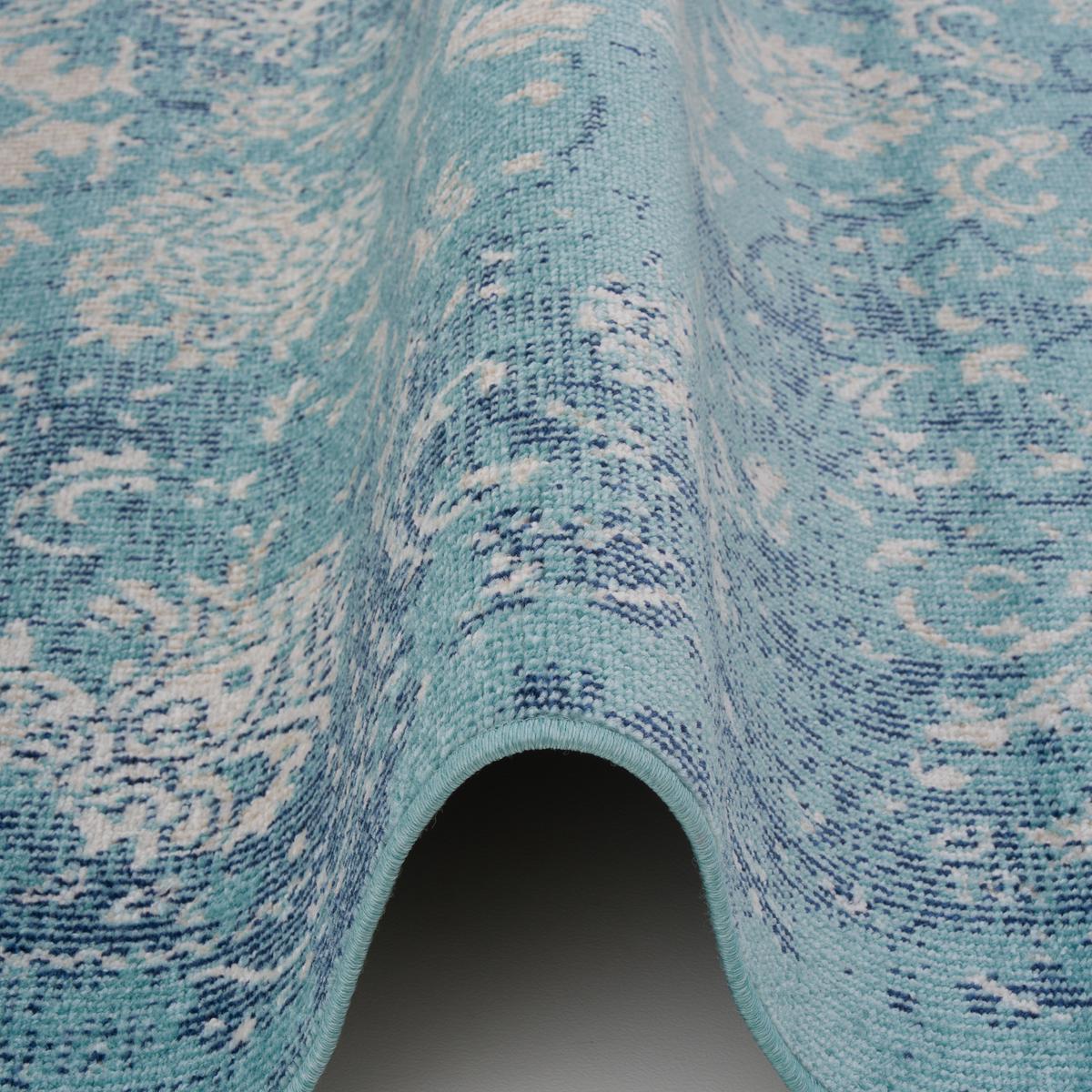 INDOOR OUTDOOR TEPPICH LAGOS VINTAGE - Türkis, Textil (160/230cm) - Pergamon