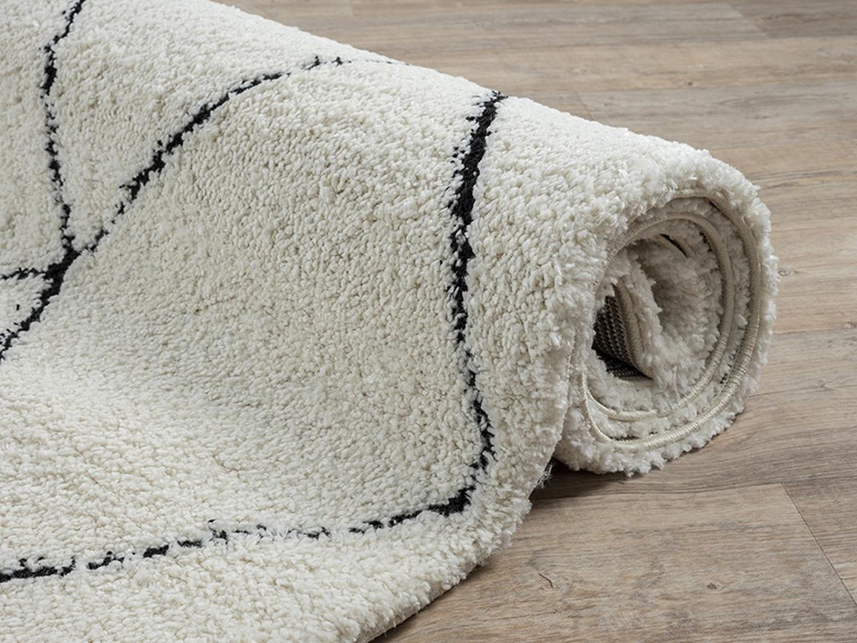 TEPPICHLÄUFER Berber ATRIO Polypropylen Creme-Schwarz 80 x 150 cm - Multicolor, Textil (80/150cm) - KADIMA DESIGN