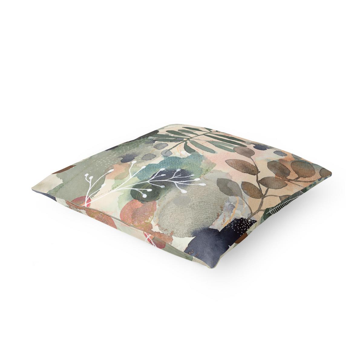 DEKOKISSEN Gedeihen und fließen 50/50 cm - Beige, Textil (50/50/10cm) - Bilderwelten
