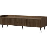 TV-LOWBOARD Arysa in Braun Walnuss Holzoptik 150/45/41 cm - Dunkelbraun/Walnussfarben, Holzwerkstoff/Metall (150/45/41cm) - WFL GROUP
