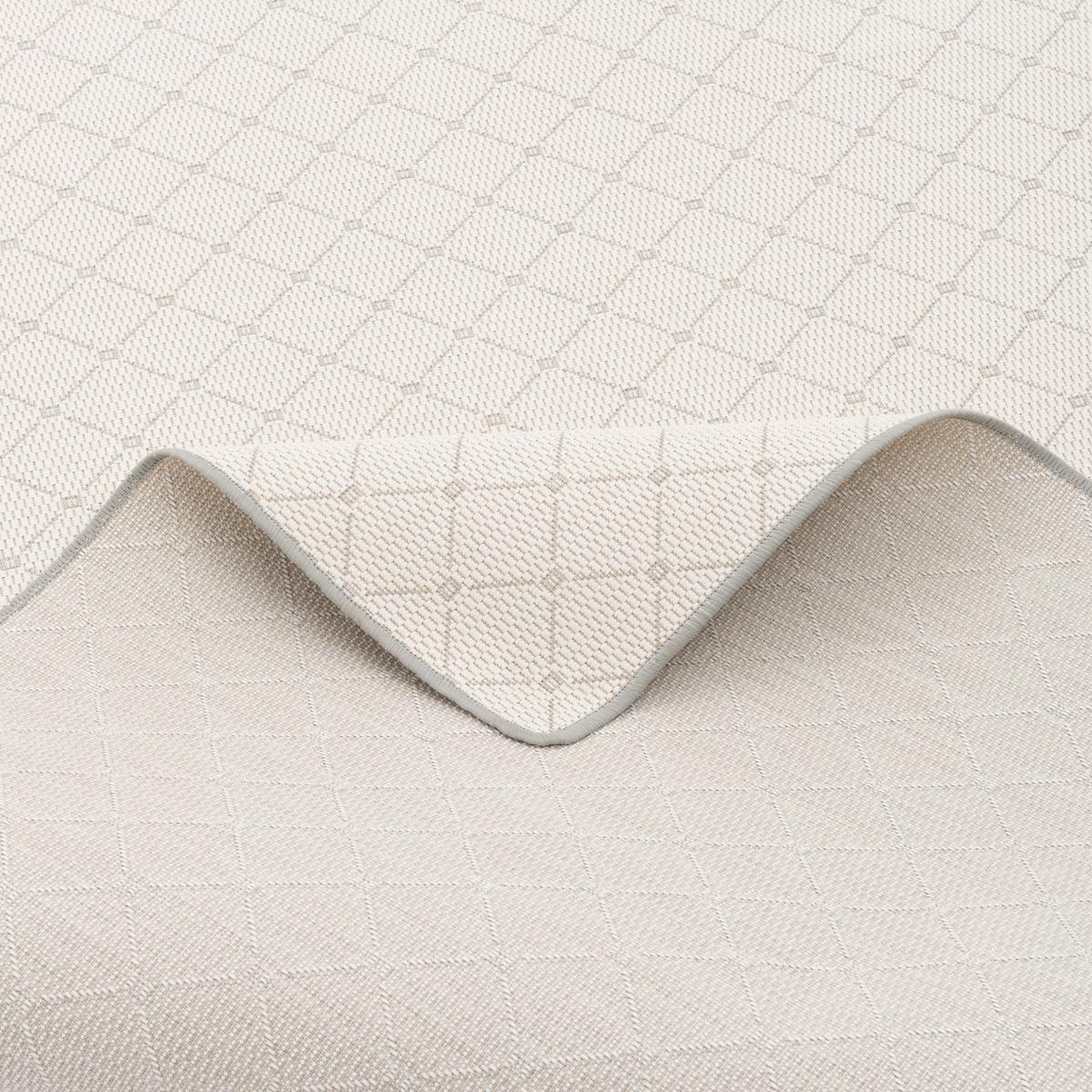 IN & OUTDOOR TEPPICH FLACHGEWEBE OSLO KARO MODERN - Hellgrau, Textil (160/200cm) - Snapstyle