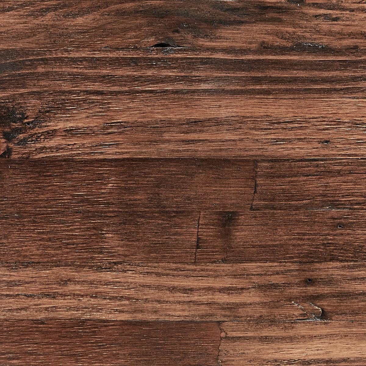ESSTISCH 180/90 cm Dunkler Holzfarbton/Schwarz Clifton - Dunkelbraun/Schwarz, Holz (180/90/75cm) - Beliani