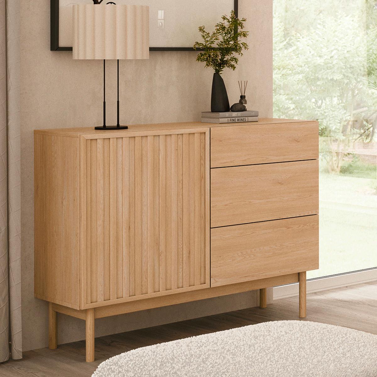 SIDEBOARD Idor Holz - Braun, Holzwerkstoff (106/84.3/36.8cm) - Petits-meubles