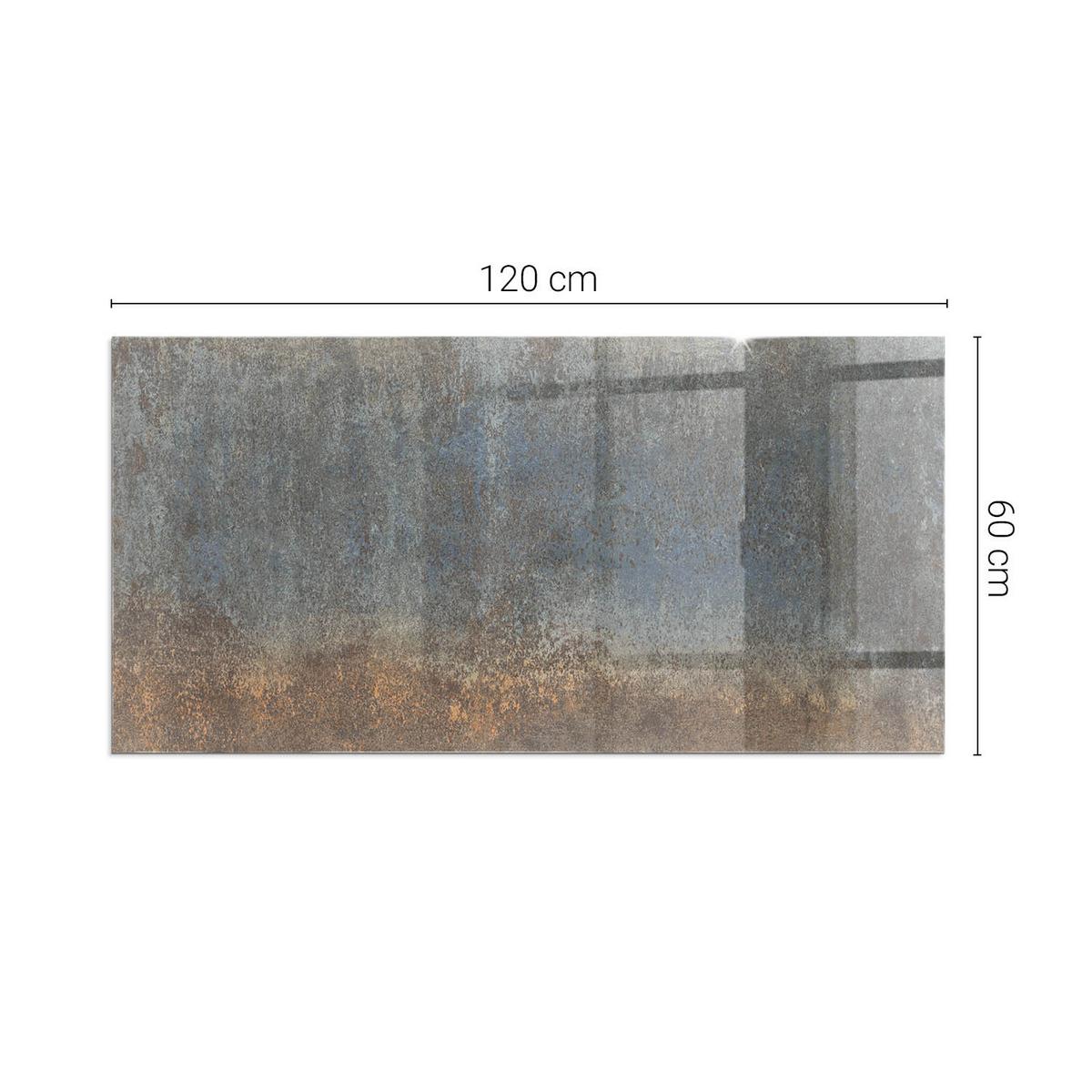 GLASPLATTE für Kamin 120x60 cm - Braun, Glas (120/60/0.4cm) - TULUP