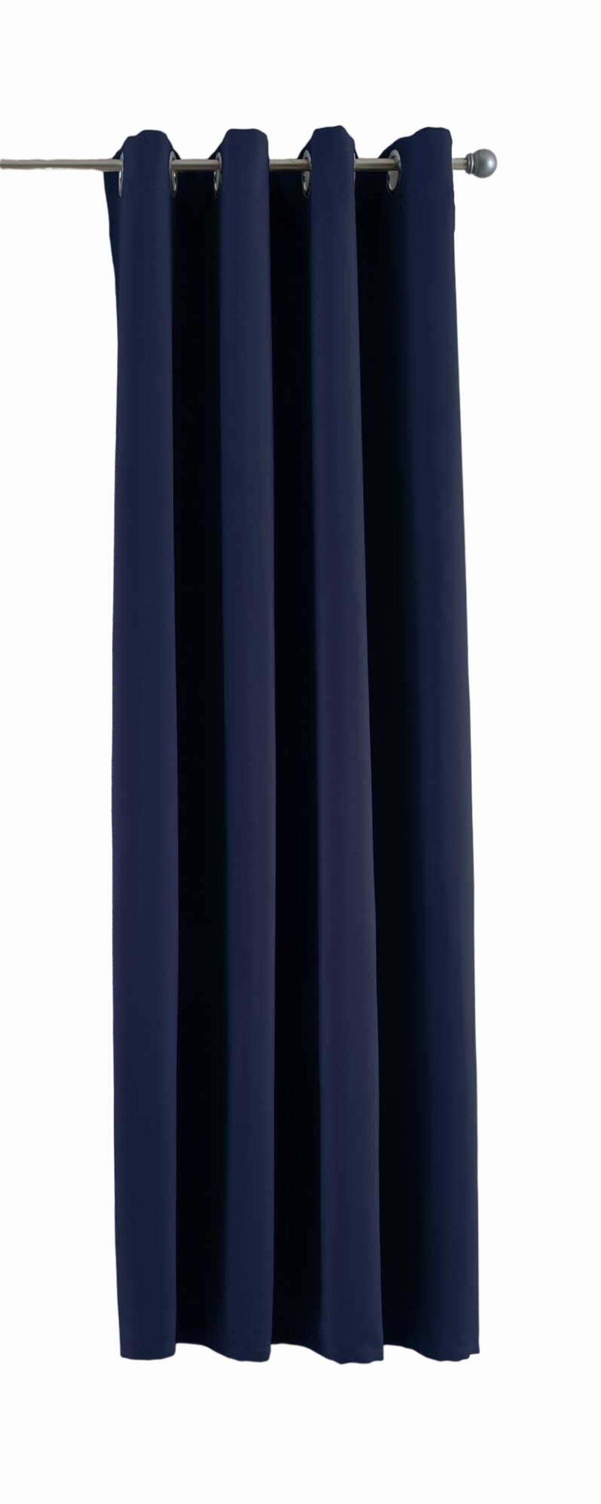 VORHANG »NEW YORK« HxB 160x140 cm Blau - Blau, Textil (140/160cm) - Gardinenbox