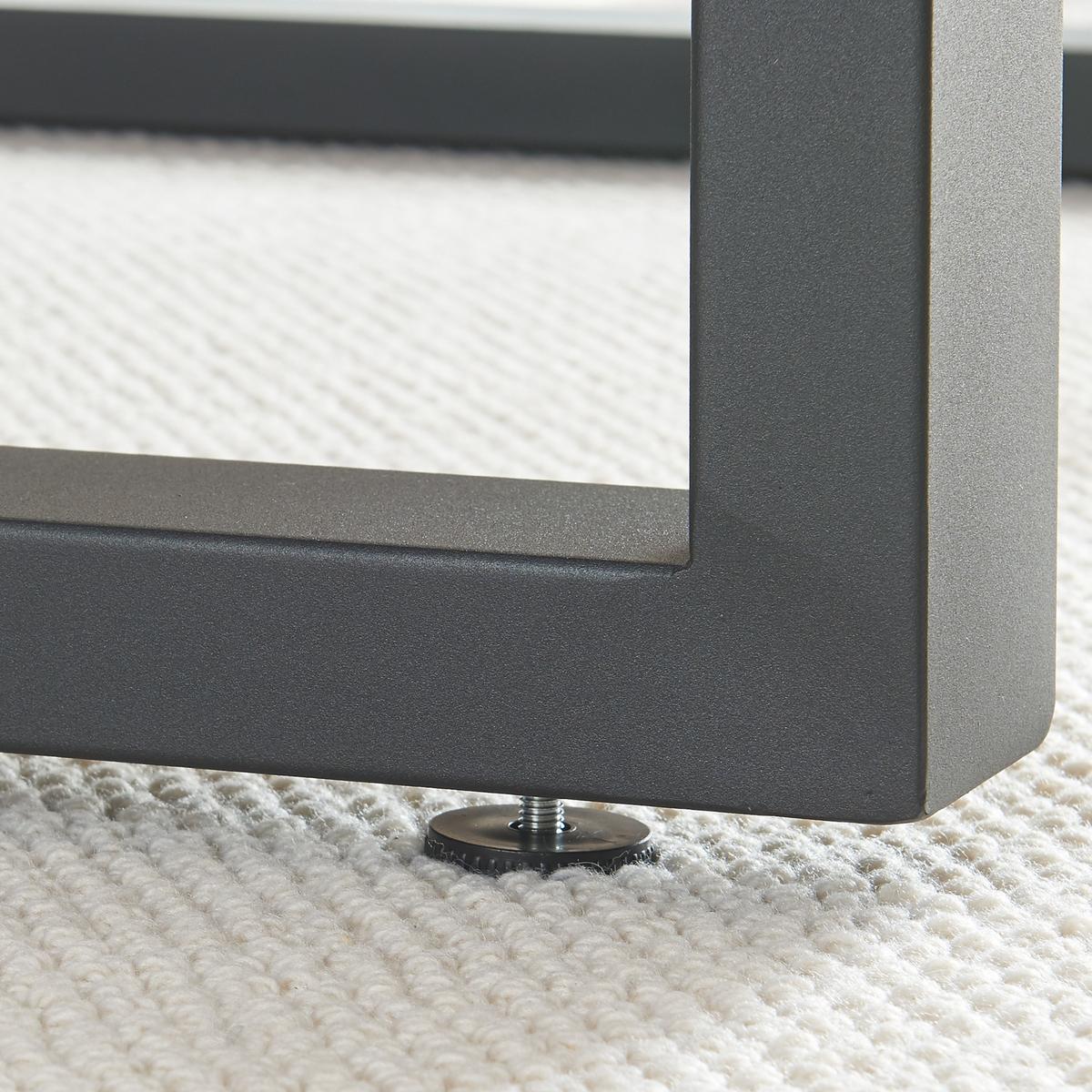 TISCHGESTELL-SET 2 TLG. Makers - Schwarz, Metall (60/72/10cm) - [en.casa]
