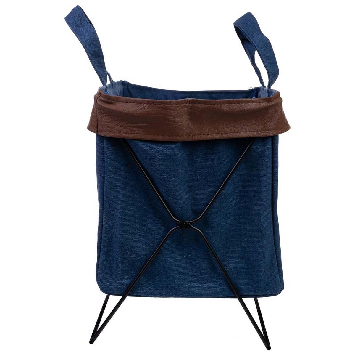 AUFBEWAHRUNGSKORB aus metall 38x26x36cm - Schwarz, Metall (38/36/26cm) - Wanderlust