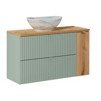 WASCHTISCH 100.4cm Jade Grün - Grün, Holzwerkstoff (100.4/59.5/40cm) - Petits-meubles