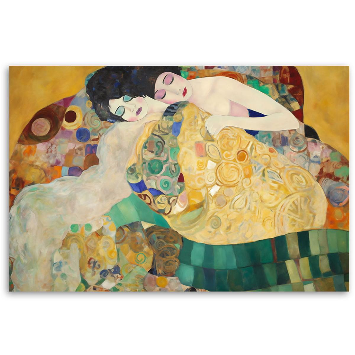 KUNSTDRUCK Gold 60/40 cm - Goldfarben, Textil (60/40cm) - KUNSTLOFT