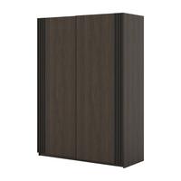 SCHWEBETÜRENSCHRANK VANTE 150/210/62 cm 2-türig Eiche Dunin - Eichefarben, Holzwerkstoff (150/210/62cm) - MASSENO