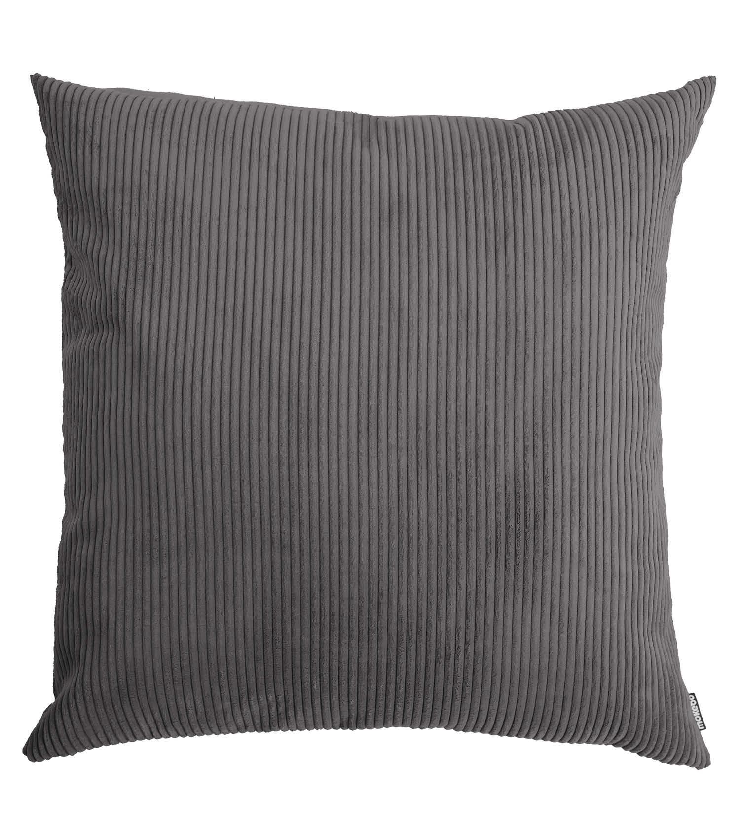 SOFAKISSEN Das Anschmiegsame - Anthrazit, Textil (90/10cm) - Mokebo