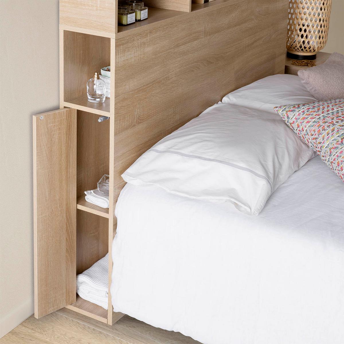KOPFTEIL 145 cm Zeus, Eichenfarbe - Honigeiche, Holzwerkstoff (20/120/145cm) - VS Venta-stock