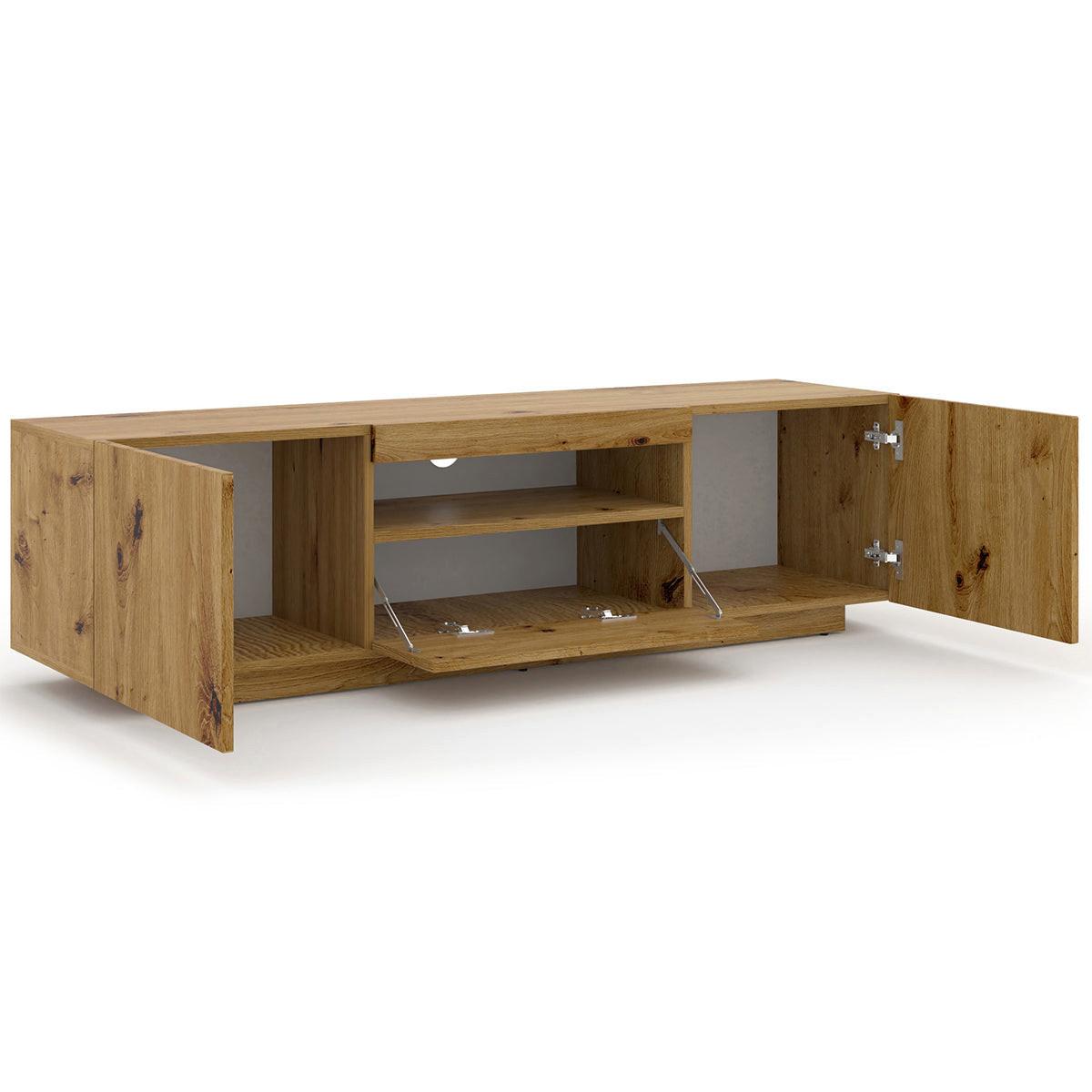 TV-MÖBEL Aurus Holz - Braun, Holzwerkstoff (150/36/37cm) - Petits-meubles