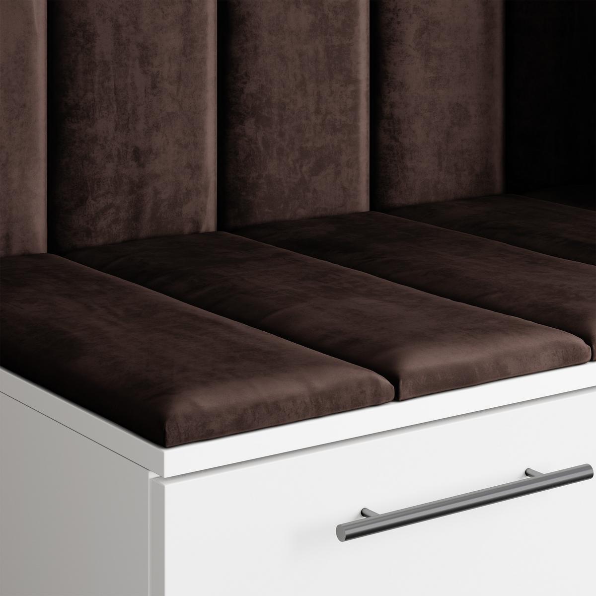 GARDEROBENSCHRANK REMA 180/240/60 cm Modern Garderobe-Set Eiche Wotan - Eiche Wotan/Schwarz, Holzwerkstoff (180/240/60cm) - MASSENO