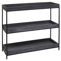 REGAL Grau - Grau, Holz (100/90/35cm) - MCW