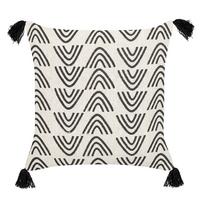 DEKOKISSEN Cremeweiß 45/45 cm Mays - Ecru, Naturmaterialien/Textil (45/45cm) - Beliani