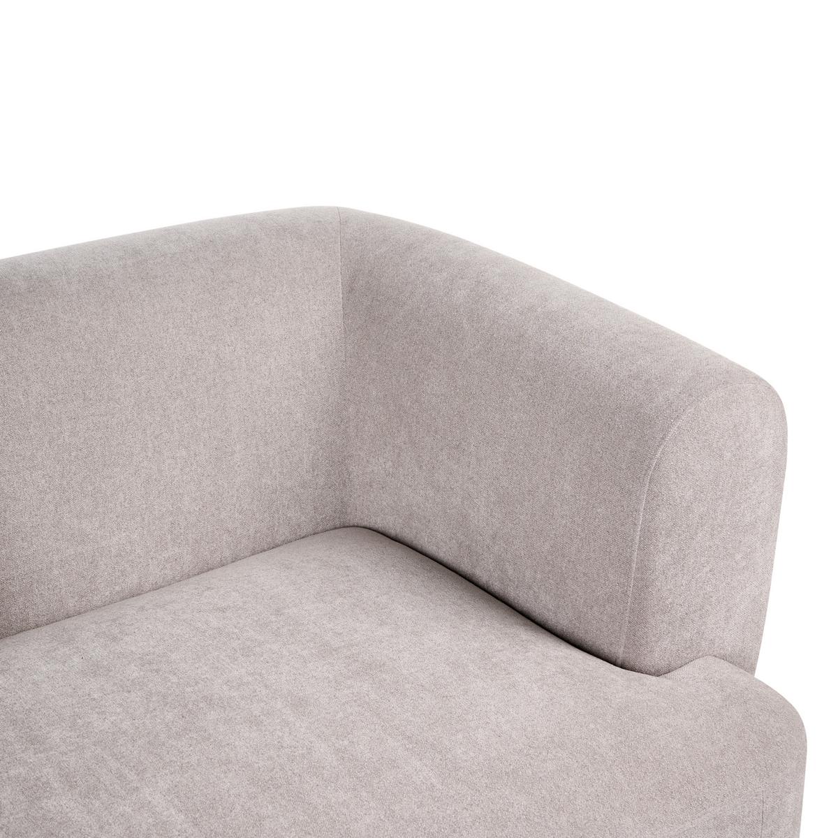 2-SITZER-SOFA Stoff Beige Hogbo - Beige, Textil (145/73/93cm) - Beliani