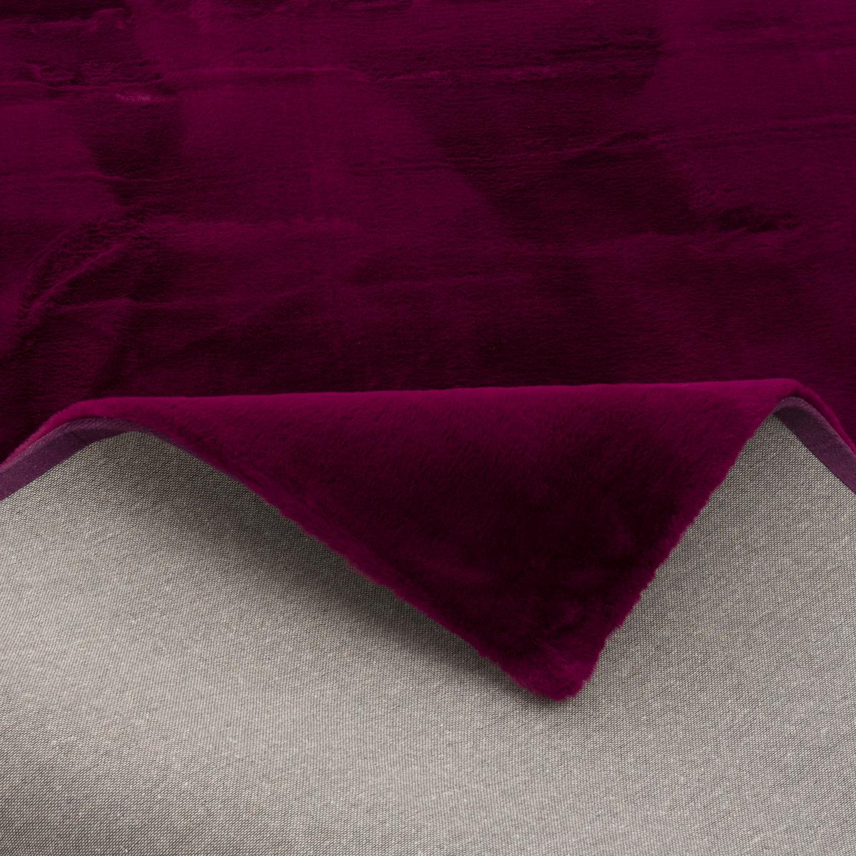 FELLTEPPICH LUXUS SUPER SOFT PLUSH - Brombeere, Textil (90/160cm) - Pergamon
