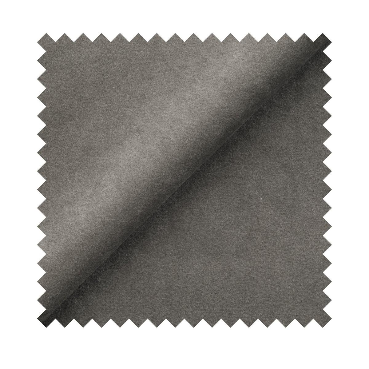 WOHNLANDSCHAFT Olido dunkelbeiger Samt - Schwarz/Cappuccino, Kunststoff/Textil (315/82/150cm) - Selsey
