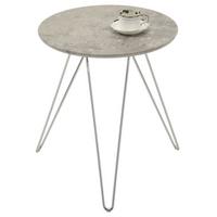 BEISTELLTISCH BENNO Betonoptik - Grau, Holzwerkstoff (48/48/56cm) - IDIMEX