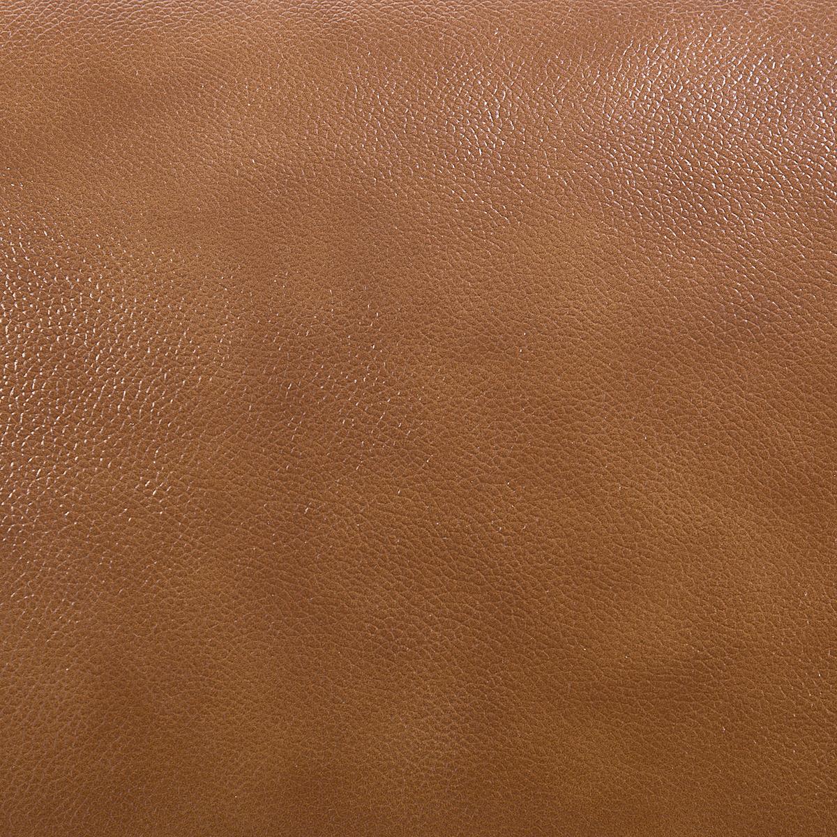 SOFA Leder Goldbraun Horten - Goldfarben, Leder/Textil (200/89/85cm) - Beliani