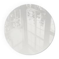 GLASPLATTE für Kamin Ø 100 cm - Grau, Glas (100/100/0.4cm) - TULUP