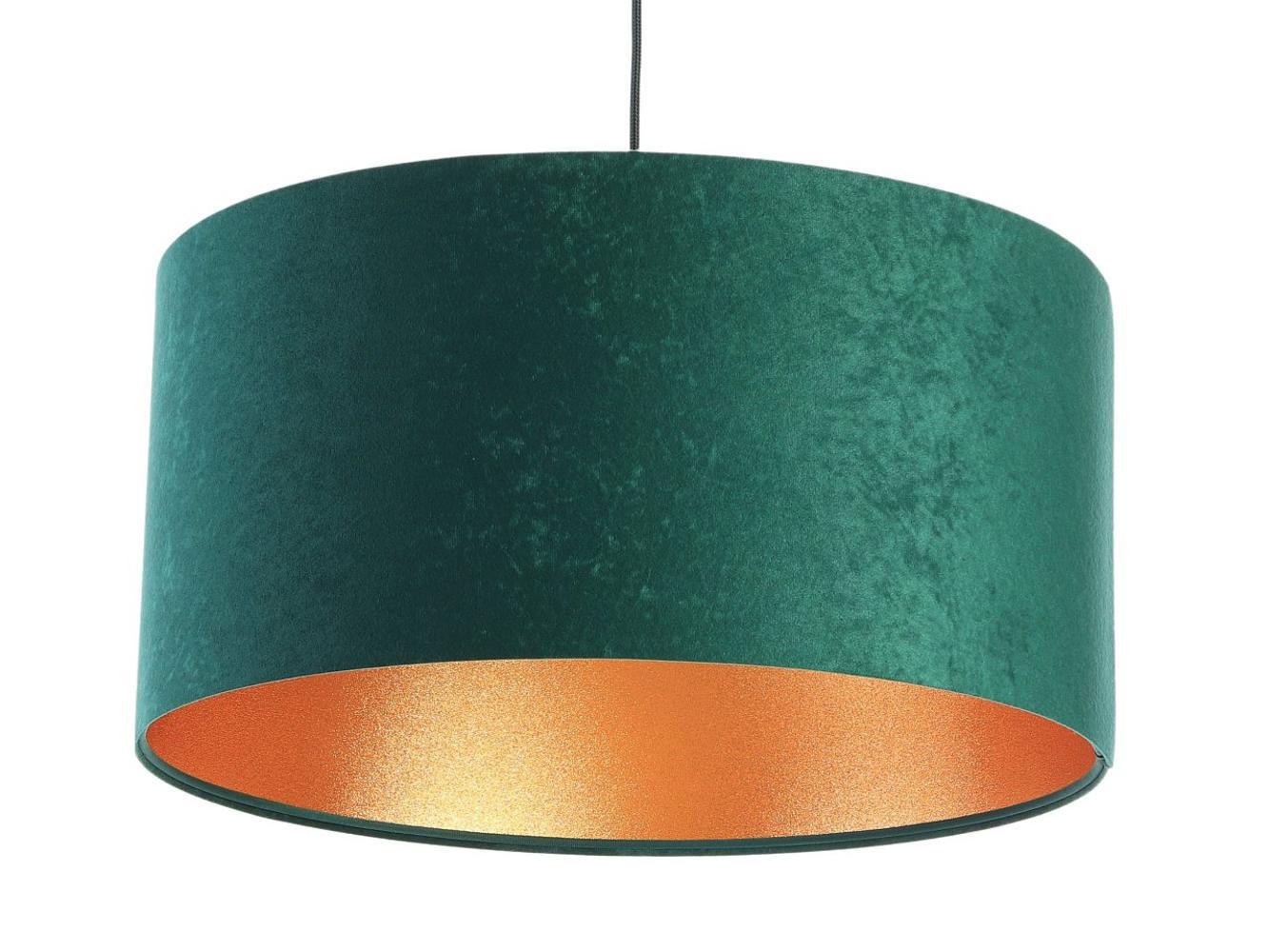 HÄNGELEUCHTE Grün 50/25 cm - Goldfarben/Grün, Kunststoff (50/0.8/25cm) - ONZENO