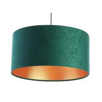 HÄNGELEUCHTE Grün 50/25 cm - Goldfarben/Grün, Kunststoff (50/0.8/25cm) - ONZENO