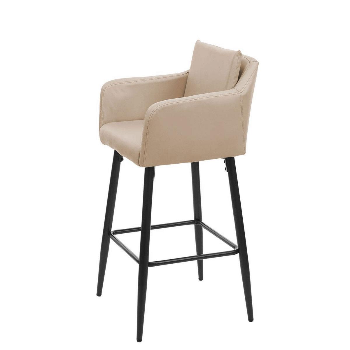 BARHOCKER Beige - Beige, Textil (54/105/53cm) - MCW