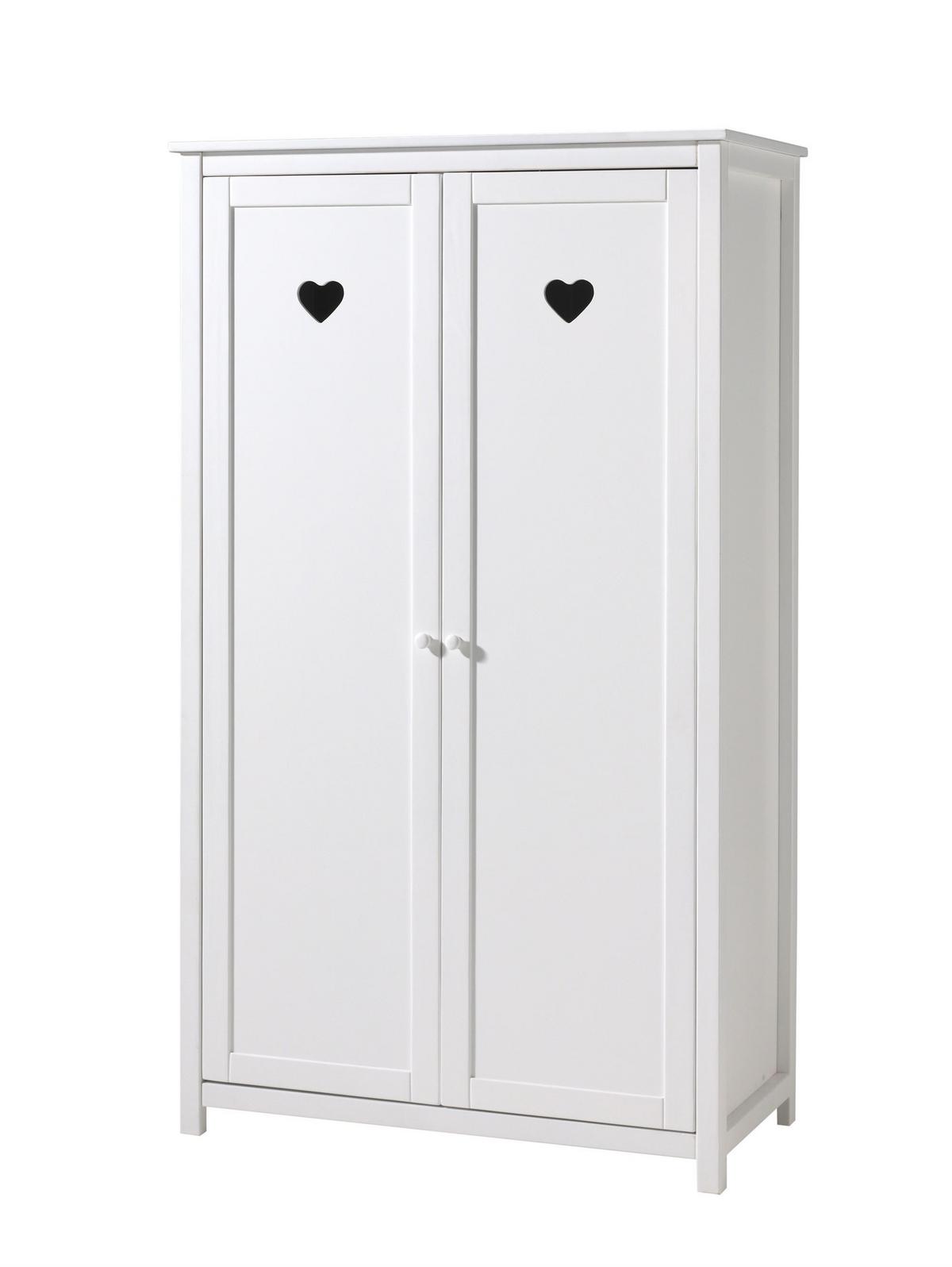 BABYZIMMER SET Kamila 4tlg Weiß Bett Kommode Schrank - Weiß, Holz (57/191/110cm) - 58aufmkessel