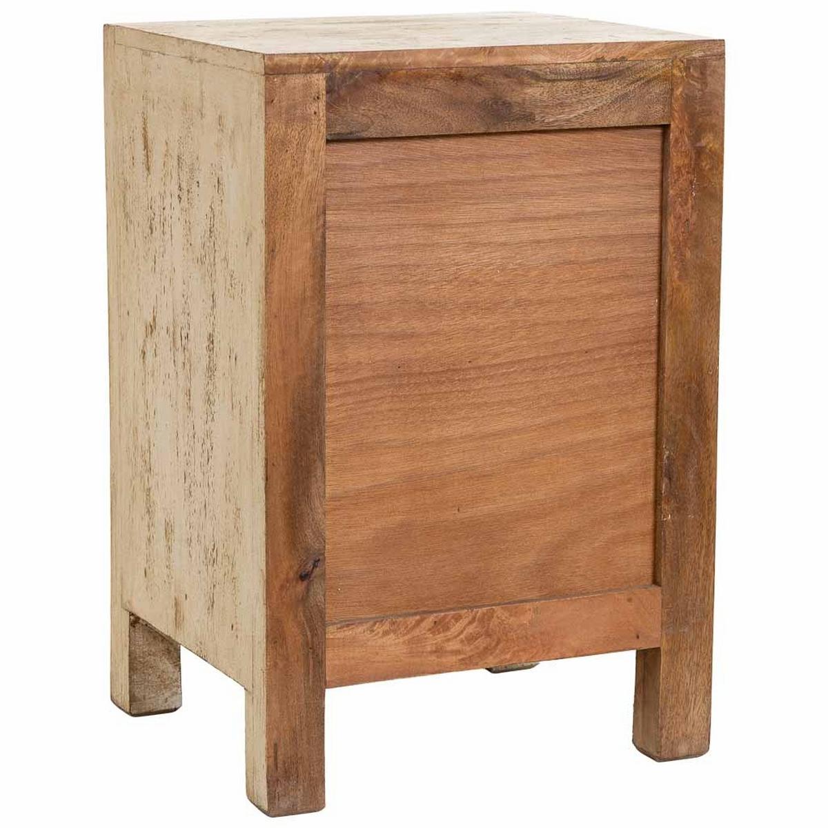 NACHTTISCH aus holz 40x35x60cm - Beige, Holz (40/60/35cm) - Wanderlust