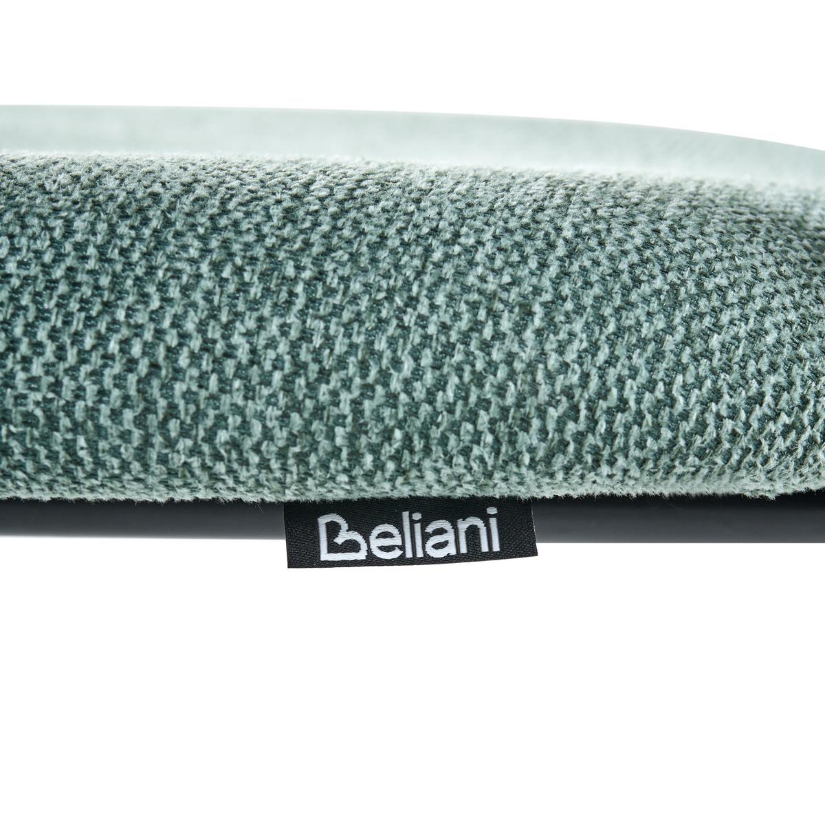 ESSZIMMERSTUHL 4er-Set Stoff Grün Riley - Grün, Textil (48/83/52cm) - Beliani