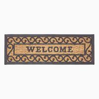 FUSSMATTE Welcome, Kokos & Gummi 25/75 cm - Naturfarben, Naturmaterialien (25/75cm) - Homescapes