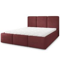 POLSTERBETT MORENA MGV 160x200 cm mit Bettkästen - Rot - Rot, Holz (160/200cm) - MASSENO