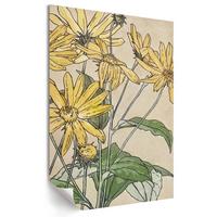 POSTER - 21x29 cm - Hannah Borger Overbeck - Sonnenblumen - Gelb, Textil (21/29.7/0.1cm) - TULUP