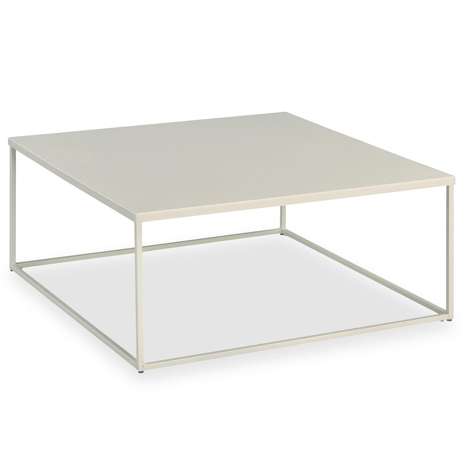 COUCHTISCH HILAR beige - Beige, Metall (80/80/35cm) - IDIMEX