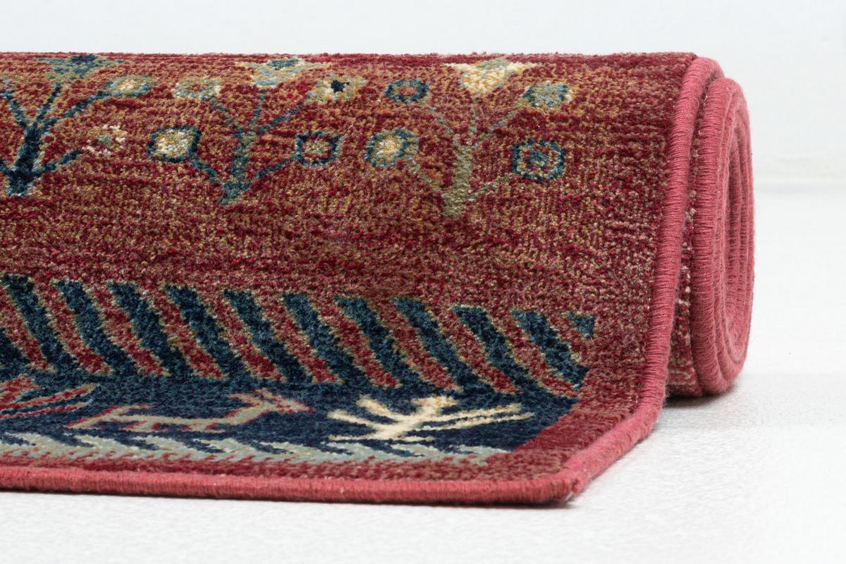 FLACHWEBETEPPICH Cherina 160x230 cm - Rot, Textil (160/230cm) - Gino Falcone