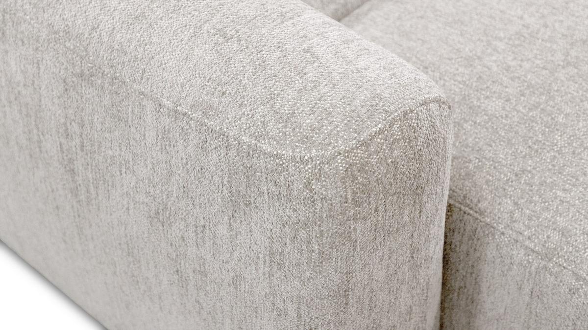 ECKSOFA NERO 4-Sitzer, ecru - Ecru/Schwarz, Holz/Textil (272/81/159cm) - Wozimo
