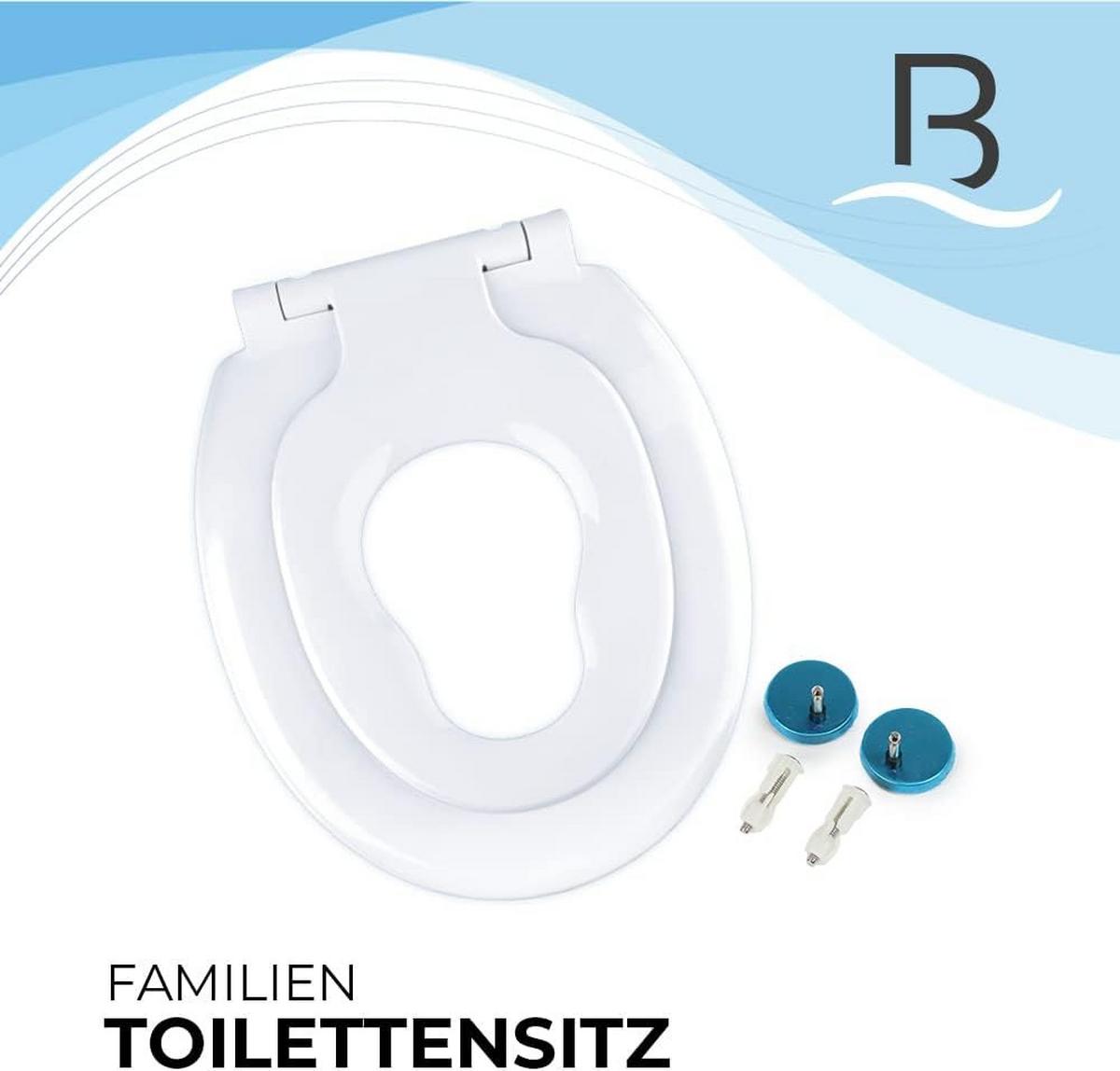 FAMILIENTOILETTENSIZT - Weiß, Kunststoff (37/5/44cm) - Bath4U