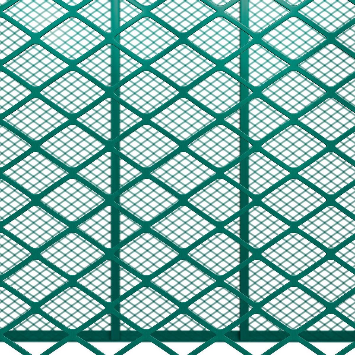 KOMPOSTER Metall dunkelgrün 800L - Grün, Metall (100/80/100cm) - Juskys