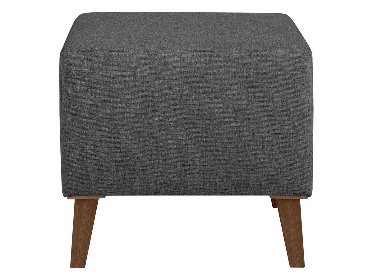 POLSTERHOCKER Oviedo - Grau, Holz/Kunststoff (51/45/51cm) - MIRJAN24