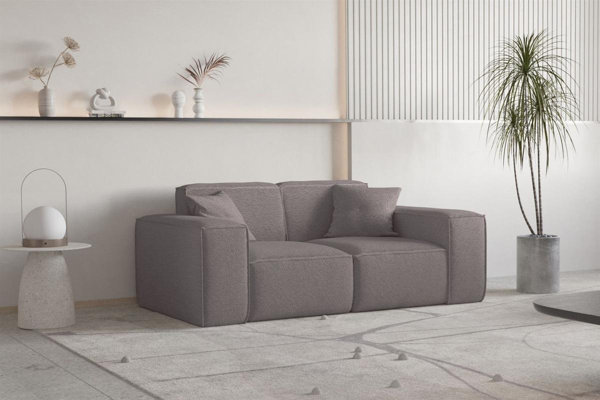 SOFA Sezlong Celes Premium 2er-set - Taupe, Holzwerkstoff/Textil (110/95/194cm) - Fun Möbel