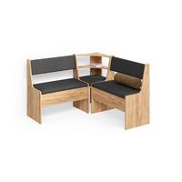 ESSZIMMER-ECKBANK Tiberio Goldkraft Eiche 120 x 120 cm - Honigeiche, Holzwerkstoff (120/120cm) - Livinity®
