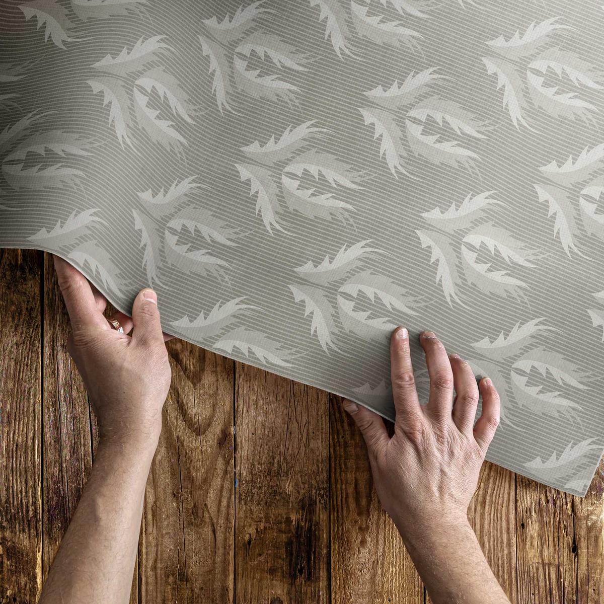 TEPPICH 100x150 cm Pflanzenornamente Regelmäßiges Muster - Greige, Kunststoff (100/150cm) - Wallfluent