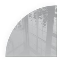 GLASPLATTE für Kamin 100x100 cm - Grau, Glas (100/100/0.4cm) - TULUP
