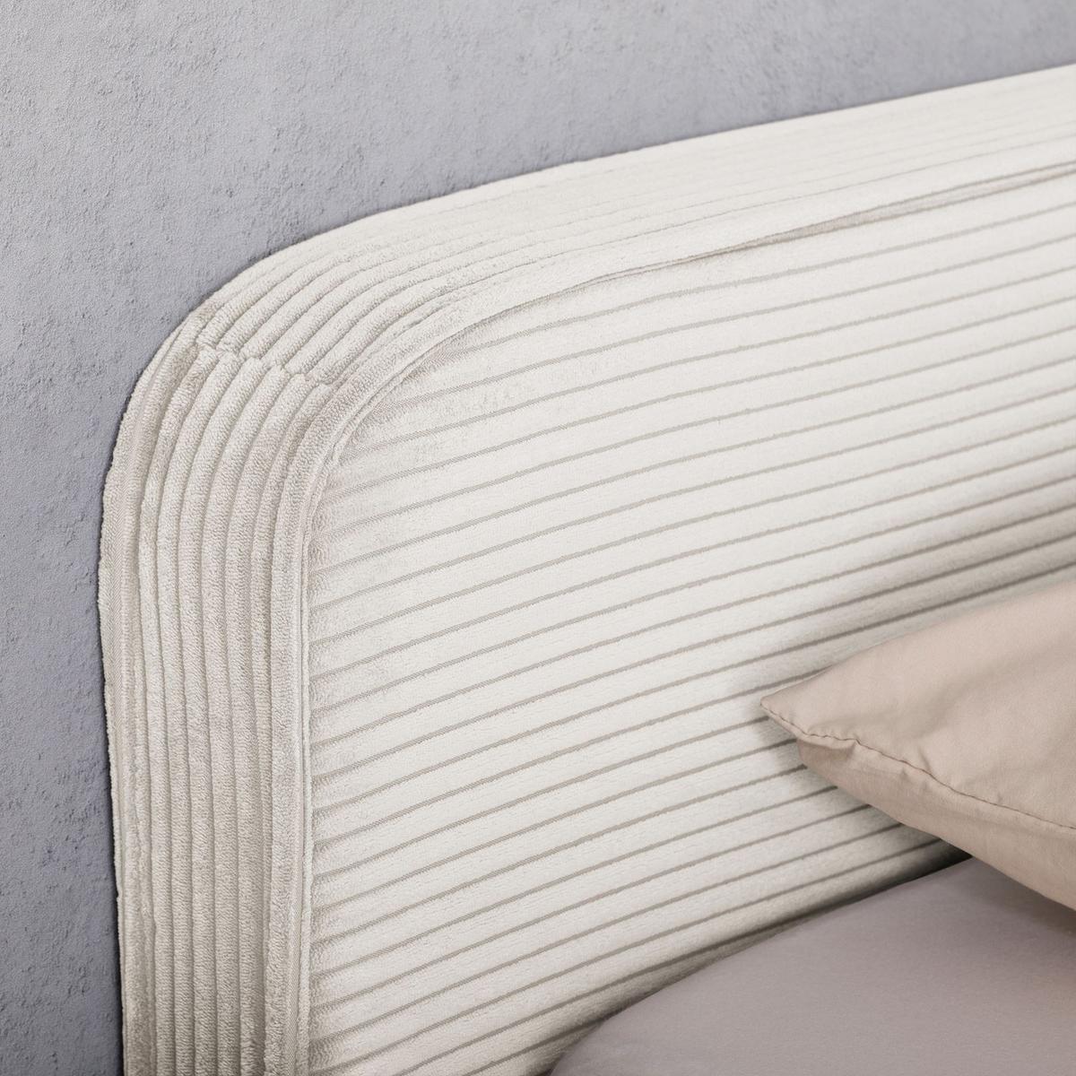 POLSTERBETT CURSIO 140X200 CM - Creme, Textil (140/200cm) - IDIMEX