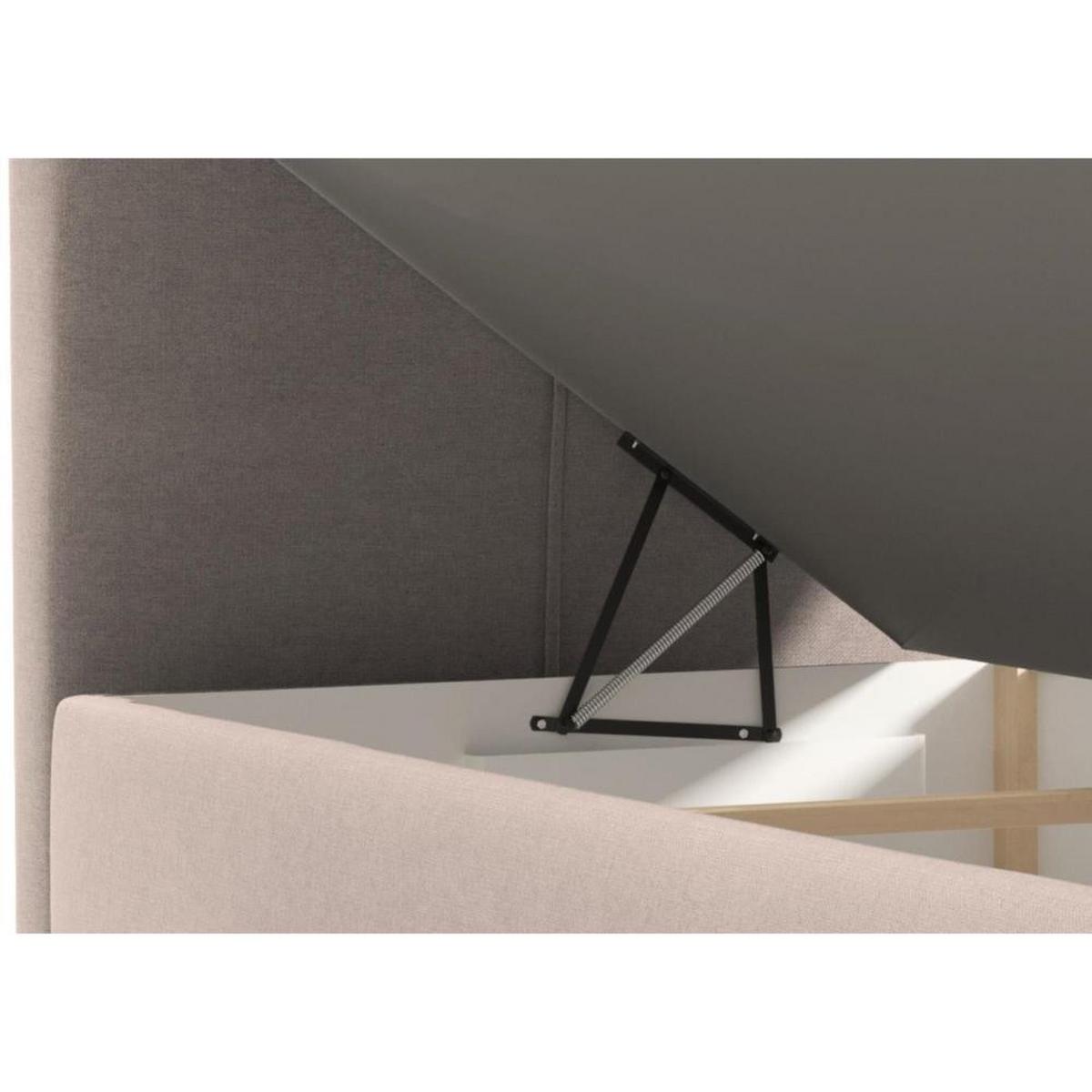 POLSTERBETT Helen Mini 93/206/106 beige - Beige, Holzwerkstoff/Textil (90/200cm) - Beautysofa