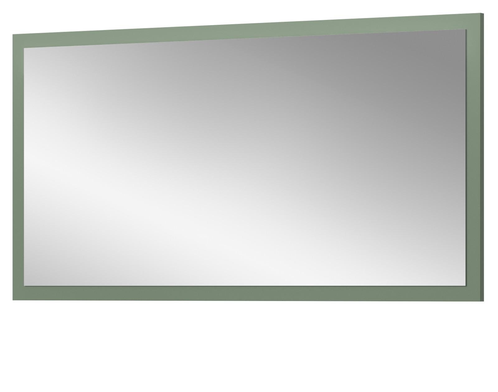 WANDSPIEGEL grün 106 x 55 cm, Garderobenspiegel mit Rahmen - Grün, Glas/Holzwerkstoff (106/55/2cm) - Inn.Furn