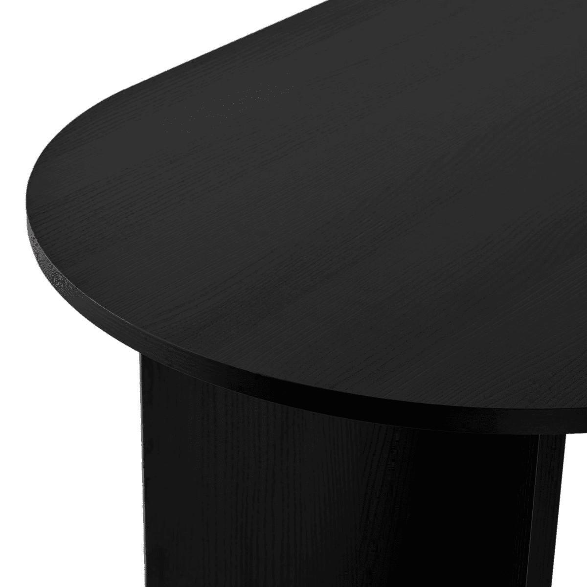 ESSTISCH mit abgerundeten Kanten sable 180/75/89,5 cm - Eichefarben, Holzwerkstoff (96/89.5/75cm) - Calicosy